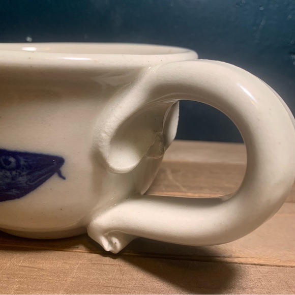 CHATHAM POTTERY IN-GLAZE DECAL - ATLANTIC COD - CHOWDER MUG 16 Oz - Picture 8 of 13